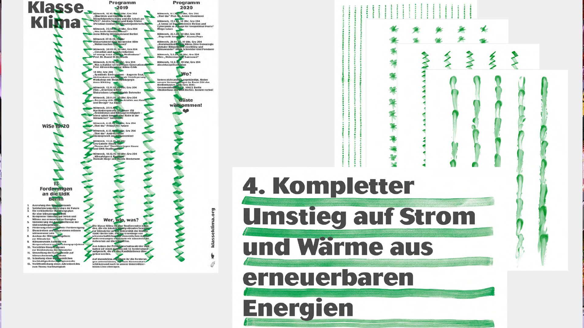 Klasse Klima bei der UdK Klimawoche