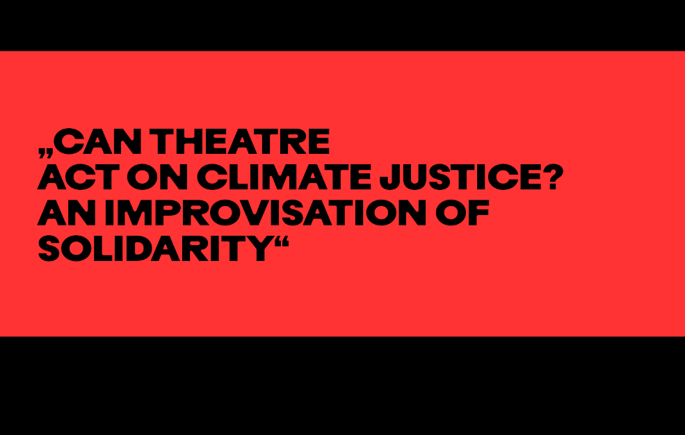 Machtkritisch(es) Theater Practice & Discussion Event