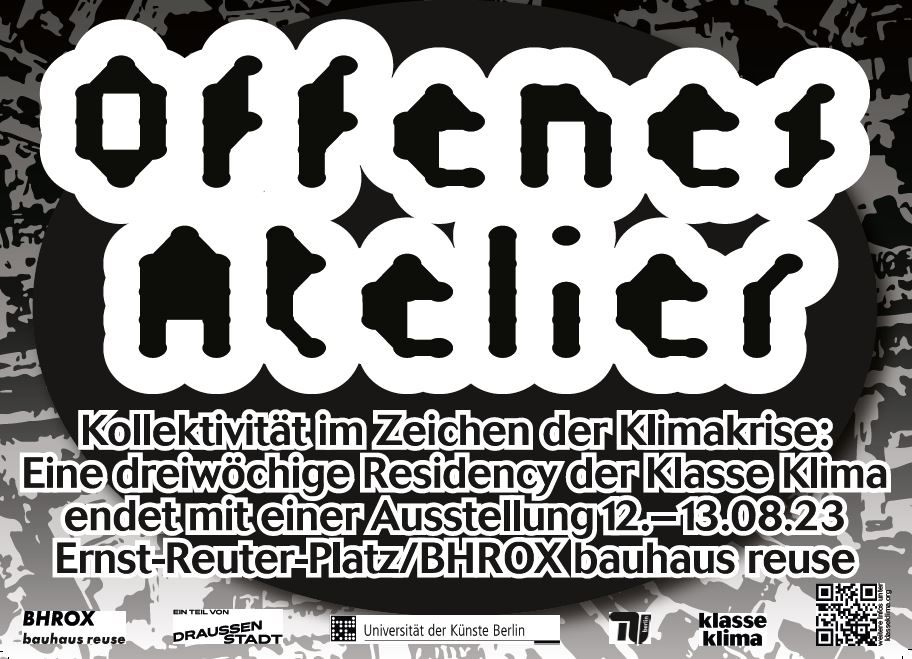 kollektives, offenes Atelier im öffentlichen Raum