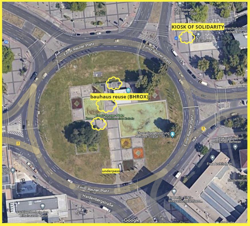 kollektives, offenes Atelier im öffentlichen Raum